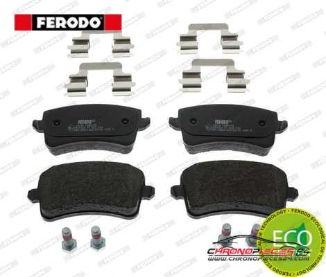 Achat de FERODO FDB4190 Kit de plaquettes de frein, frein à disque pas chères