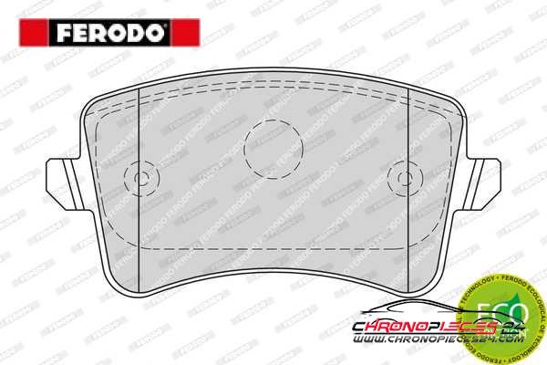 Achat de FERODO FDB4190 Kit de plaquettes de frein, frein à disque pas chères