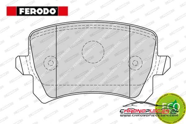 Achat de FERODO FDB4192 Kit de plaquettes de frein, frein à disque pas chères