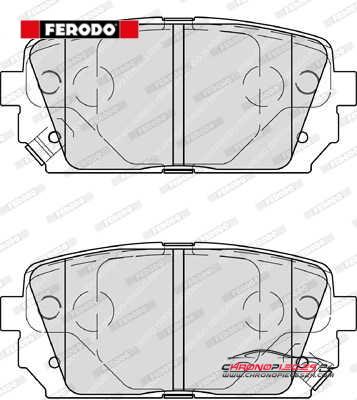 Achat de FERODO FDB4193 Kit de plaquettes de frein, frein à disque pas chères