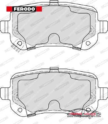 Achat de FERODO FDB4196 Kit de plaquettes de frein, frein à disque pas chères