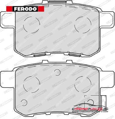 Achat de FERODO FDB4198 Kit de plaquettes de frein, frein à disque pas chères