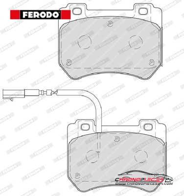 Achat de FERODO FDB4206 Kit de plaquettes de frein, frein à disque pas chères