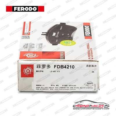 Achat de FERODO FDB4210 Kit de plaquettes de frein, frein à disque pas chères