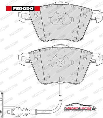 Achat de FERODO FDB4223 Kit de plaquettes de frein, frein à disque pas chères