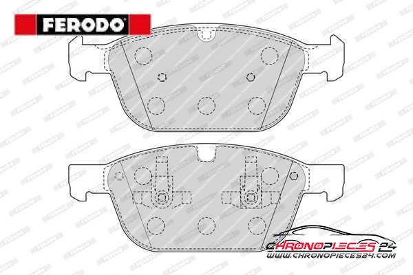 Achat de FERODO FDB4238 Kit de plaquettes de frein, frein à disque pas chères