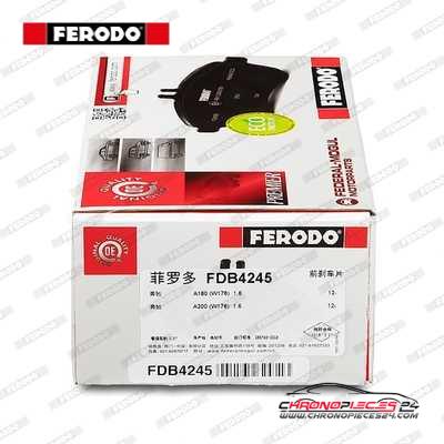 Achat de FERODO FDB4245 Kit de plaquettes de frein, frein à disque pas chères