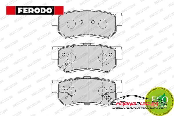 Achat de FERODO FDB4247 Kit de plaquettes de frein, frein à disque pas chères