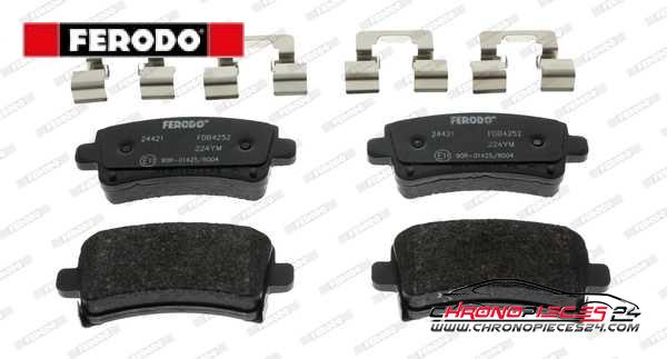 Achat de FERODO FDB4252 Kit de plaquettes de frein, frein à disque pas chères