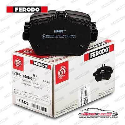 Achat de FERODO FDB4261 Kit de plaquettes de frein, frein à disque pas chères