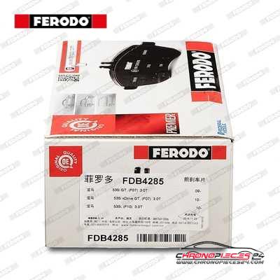 Achat de FERODO FDB4285 Kit de plaquettes de frein, frein à disque pas chères