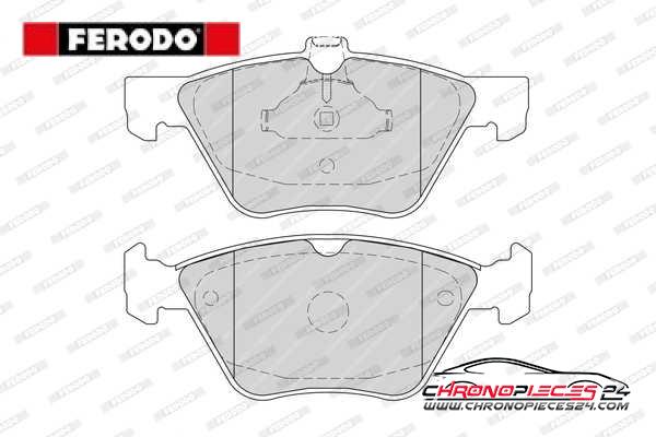 Achat de FERODO FDB4289 Kit de plaquettes de frein, frein à disque pas chères