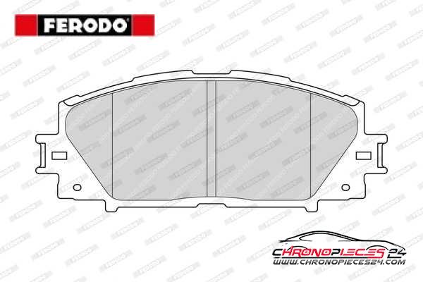 Achat de FERODO FDB4310 Kit de plaquettes de frein, frein à disque pas chères