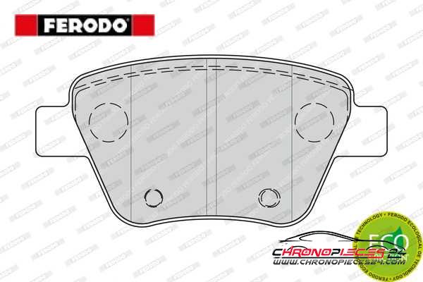 Achat de FERODO FDB4316 Kit de plaquettes de frein, frein à disque pas chères