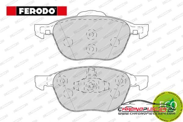 Achat de FERODO FDB4319 Kit de plaquettes de frein, frein à disque pas chères