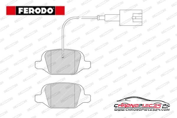 Achat de FERODO FDB4321 Kit de plaquettes de frein, frein à disque pas chères