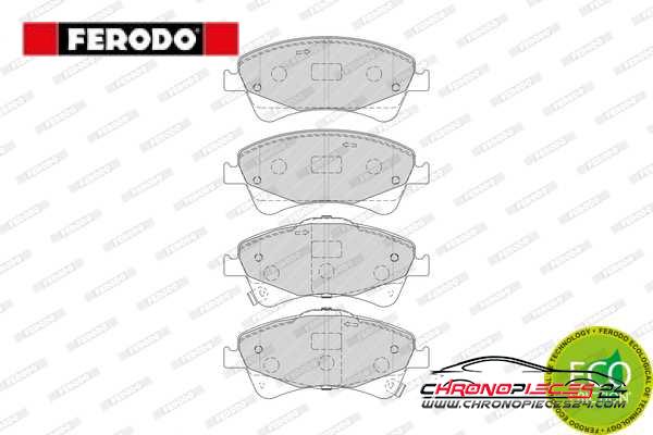 Achat de FERODO FDB4326 Kit de plaquettes de frein, frein à disque pas chères