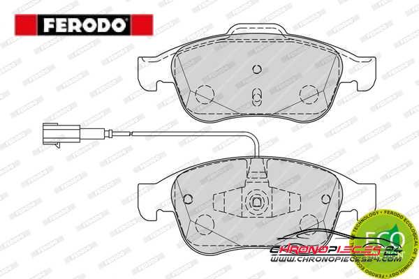 Achat de FERODO FDB4331 Kit de plaquettes de frein, frein à disque pas chères