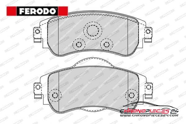 Achat de FERODO FDB4336 Kit de plaquettes de frein, frein à disque pas chères