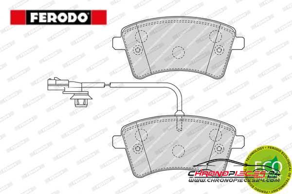 Achat de FERODO FDB4340 Kit de plaquettes de frein, frein à disque pas chères