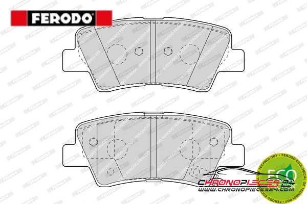 Achat de FERODO FDB4387 Kit de plaquettes de frein, frein à disque pas chères