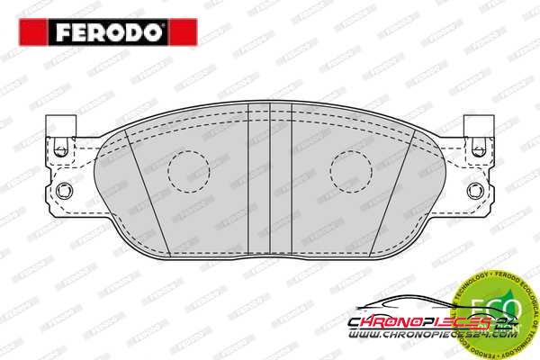 Achat de FERODO FDB4389 Kit de plaquettes de frein, frein à disque pas chères