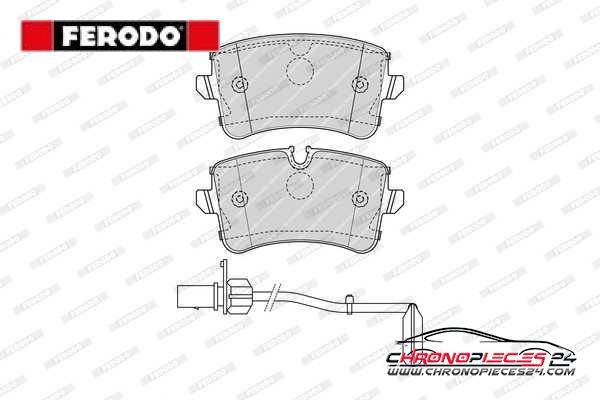 Achat de FERODO FDB4393 Kit de plaquettes de frein, frein à disque pas chères