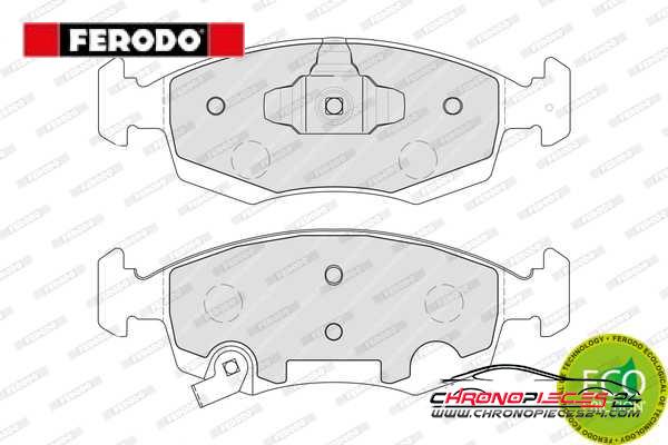 Achat de FERODO FDB4400 Kit de plaquettes de frein, frein à disque pas chères