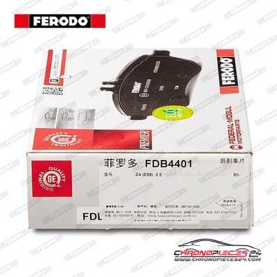 Achat de FERODO FDB4401 Kit de plaquettes de frein, frein à disque pas chères