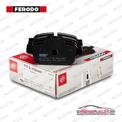 Achat de FERODO FDB4401 Kit de plaquettes de frein, frein à disque pas chères