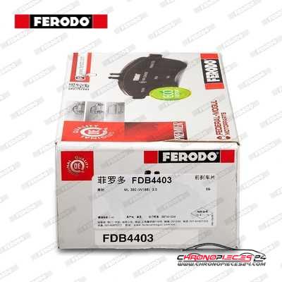 Achat de FERODO FDB4403 Kit de plaquettes de frein, frein à disque pas chères