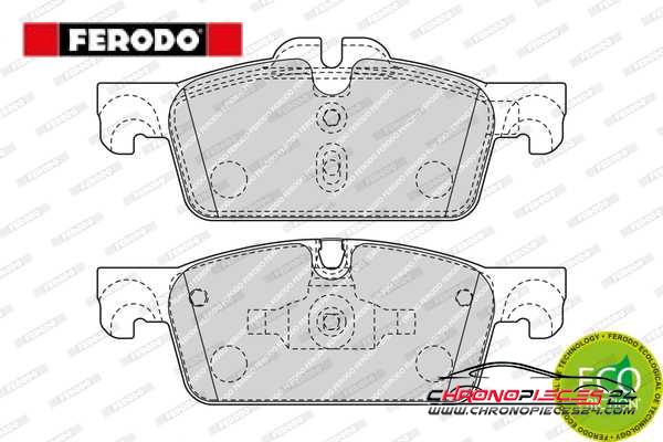 Achat de FERODO FDB4405 Kit de plaquettes de frein, frein à disque pas chères