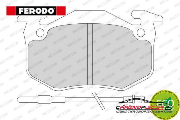 Achat de FERODO FDB440 Kit de plaquettes de frein, frein à disque pas chères