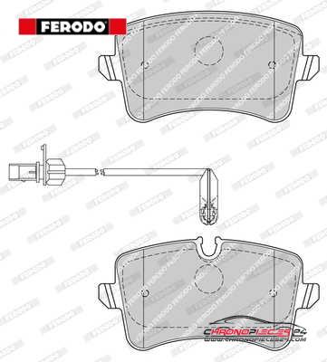 Achat de FERODO FDB4410 Kit de plaquettes de frein, frein à disque pas chères