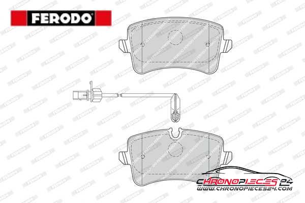 Achat de FERODO FDB4410 Kit de plaquettes de frein, frein à disque pas chères