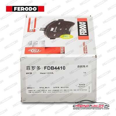 Achat de FERODO FDB4410 Kit de plaquettes de frein, frein à disque pas chères