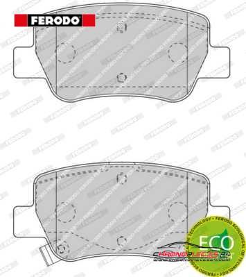 Achat de FERODO FDB4411 Kit de plaquettes de frein, frein à disque pas chères