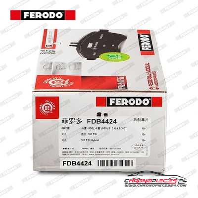 Achat de FERODO FDB4424 Kit de plaquettes de frein, frein à disque pas chères