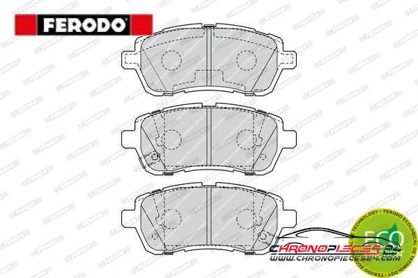 Achat de FERODO FDB4426 Kit de plaquettes de frein, frein à disque pas chères