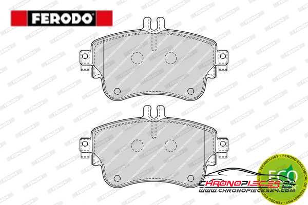 Achat de FERODO FDB4428 Kit de plaquettes de frein, frein à disque pas chères