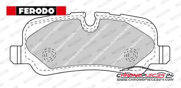 Achat de FERODO FDB4432 Kit de plaquettes de frein, frein à disque pas chères