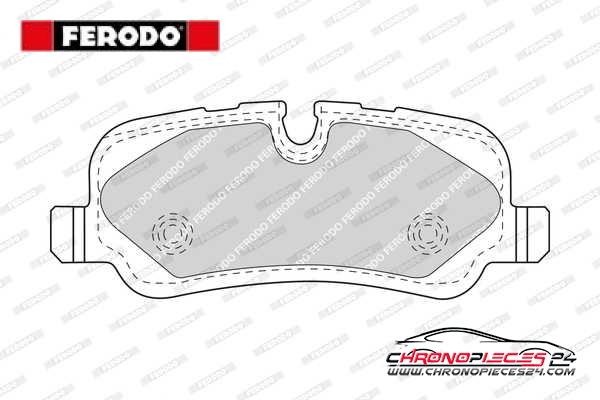 Achat de FERODO FDB4432 Kit de plaquettes de frein, frein à disque pas chères