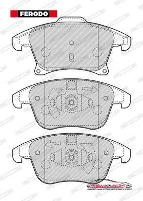 Achat de FERODO FDB4445 Kit de plaquettes de frein, frein à disque pas chères