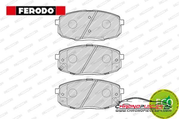 Achat de FERODO FDB4448 Kit de plaquettes de frein, frein à disque pas chères