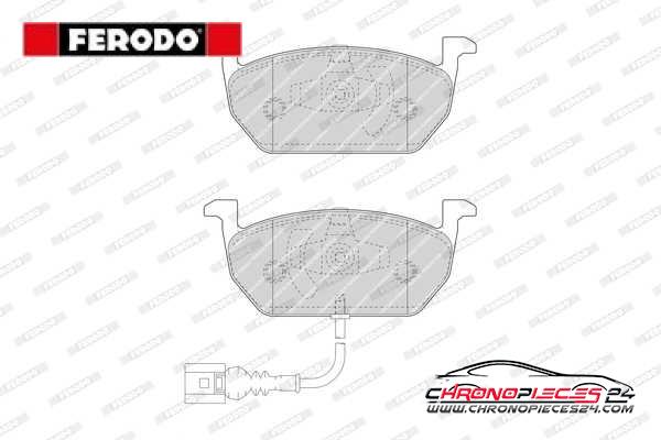 Achat de FERODO FDB4454 Kit de plaquettes de frein, frein à disque pas chères