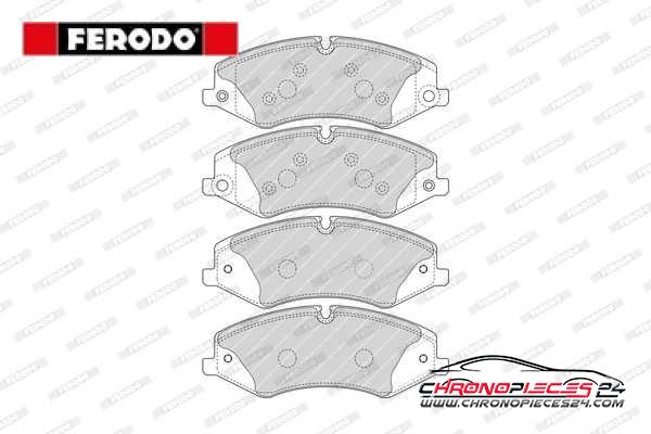 Achat de FERODO FDB4455 Kit de plaquettes de frein, frein à disque pas chères