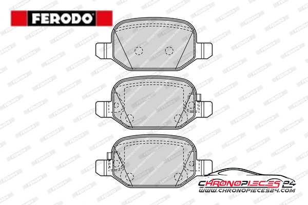 Achat de FERODO FDB4459 Kit de plaquettes de frein, frein à disque pas chères