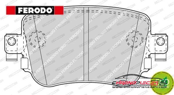 Achat de FERODO FDB4485 Kit de plaquettes de frein, frein à disque pas chères