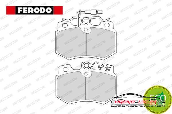 Achat de FERODO FDB455 Kit de plaquettes de frein, frein à disque pas chères