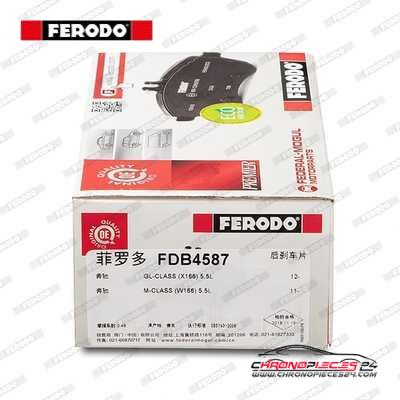 Achat de FERODO FDB4587 Kit de plaquettes de frein, frein à disque pas chères